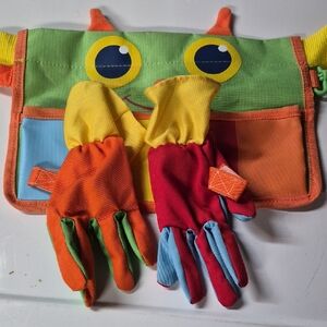 Melissa & Doug Happy Giddy Garden Apron Set - Yellow, Green, Orange